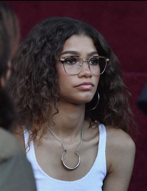 zendaya wearing glasses